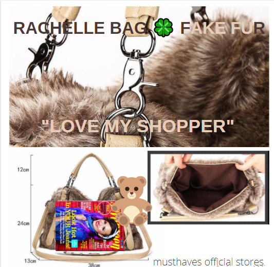 RACHELLE BAG 🍀 FAKE FUR