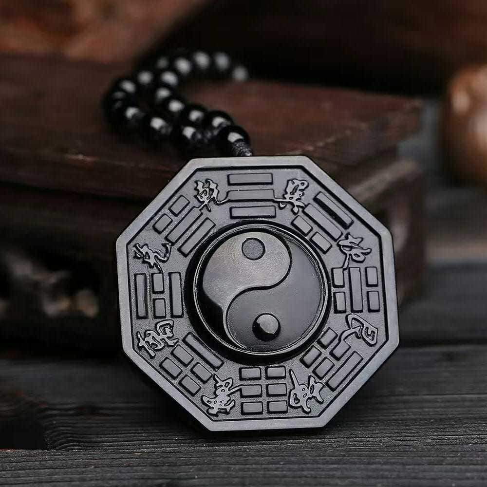 Obsidian Yin ☯️ Yang Pendant