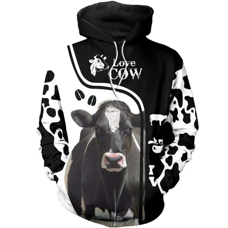 COW HOODY - TRUE LOVE