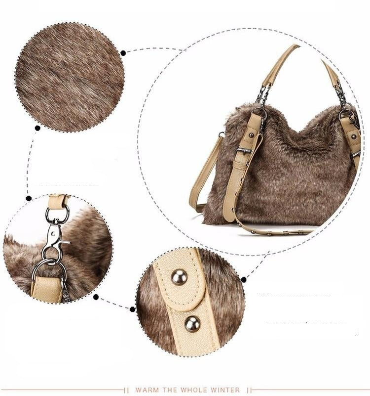 RACHELLE BAG 🍀 FAKE FUR